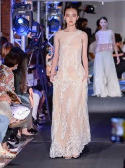 Ivory Beaded Lace - Zanobia -Bridal Fabric Shop AbohoweddingdressusingZanobialace