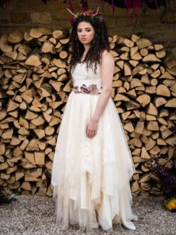 Ivory Corded Lace - Vanessa 16 Ivory Corded Lace - Vanessa -Bridal Fabric Shop AbridalgownusingVanessaLace