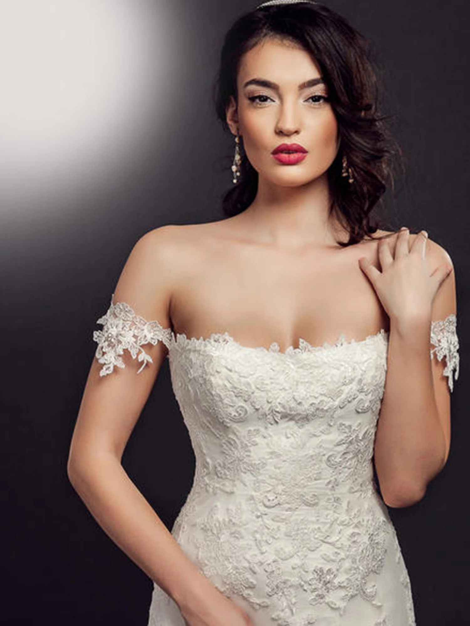 Ivory Corded Lace - Adele 2 Ivory Corded Lace - Adele - Image 2