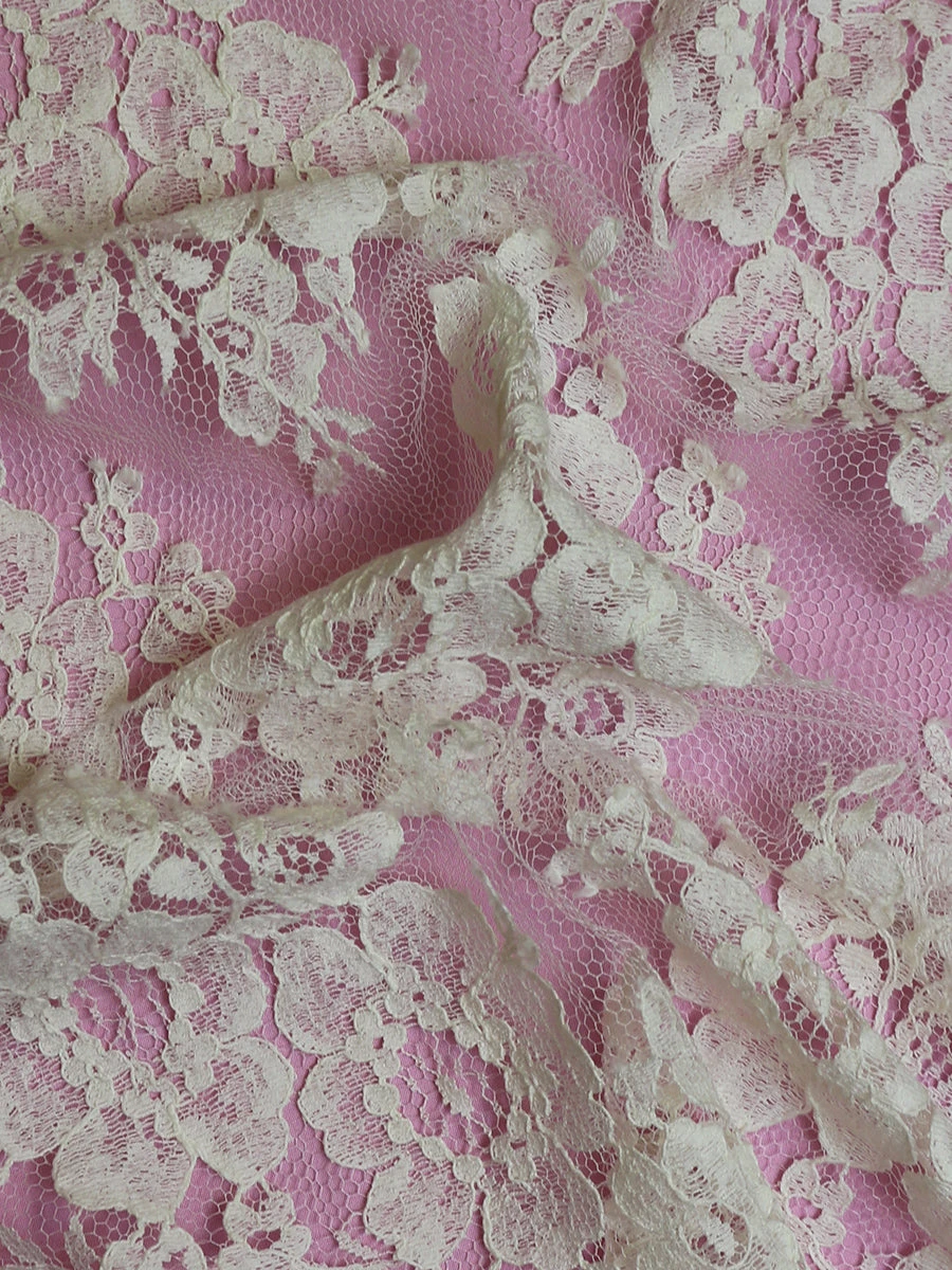 Ivory Chantilly Lace - Agnes 5 Ivory Chantilly Lace - Agnes - Image 5
