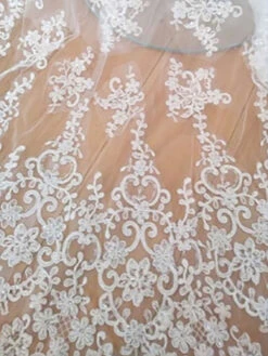 Ivory Beaded Lace - Alexandra -Bridal Fabric Shop Alexandra 2