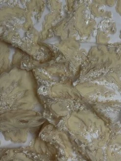 Champagne Embellished Lace - Allie 9 Champagne Embellished Lace - Allie -Bridal Fabric Shop AllieChampagne
