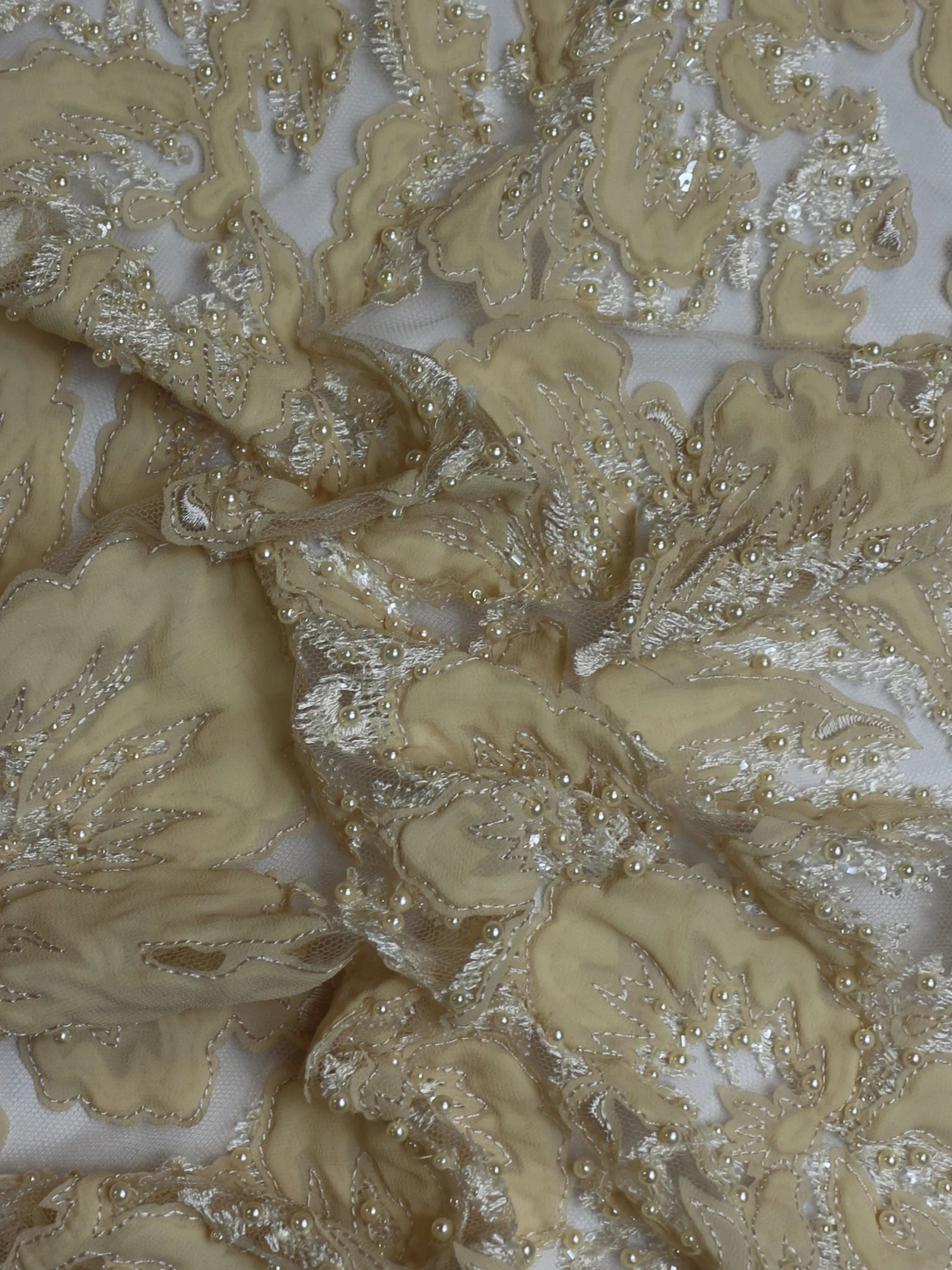 Champagne Embellished Lace - Allie 4 Champagne Embellished Lace - Allie - Image 4