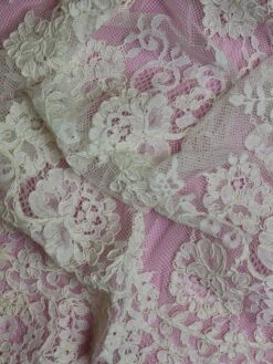 Ivory Corded Lace - Amelia 35 Ivory Corded Lace - Amelia -Bridal Fabric Shop AmeliaIvory