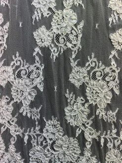 White Corded Lace - Amelia -Bridal Fabric Shop Ameliawhite