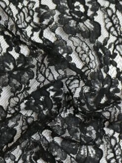 Black Chantilly Lace - Amy -Bridal Fabric Shop AmyBlack