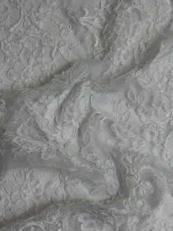 White Corded Lace - Andrey -Bridal Fabric Shop Andrey
