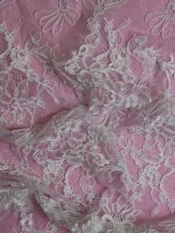 White Corded Lace - Andrey -Bridal Fabric Shop AndreyWhite