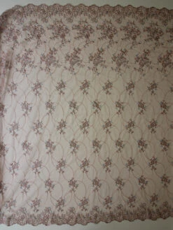 Antique Rose Lace - Legacy -Bridal Fabric Shop AntiqueRoseLace Legacy FullWidth