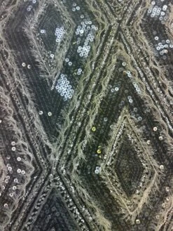 Ivory Sequinned Lace - Anya 27 Ivory Sequinned Lace - Anya -Bridal Fabric Shop Anya 1