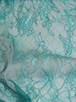 Aqua Raschel Lace - Clio -Bridal Fabric Shop AquaLace Clio