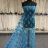 Aqua Corded Lace - Janis