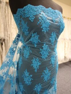 Aqua Corded Lace - Janis -Bridal Fabric Shop AquaLace Janis 97c8e7b5 ecd2 48c3 8422 52bbd1493ea1