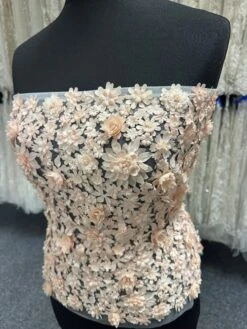 Blush Flower Lace - Mackenna -Bridal Fabric Shop B a538bffb 0eda 469c bf24 c94190fd8ad9