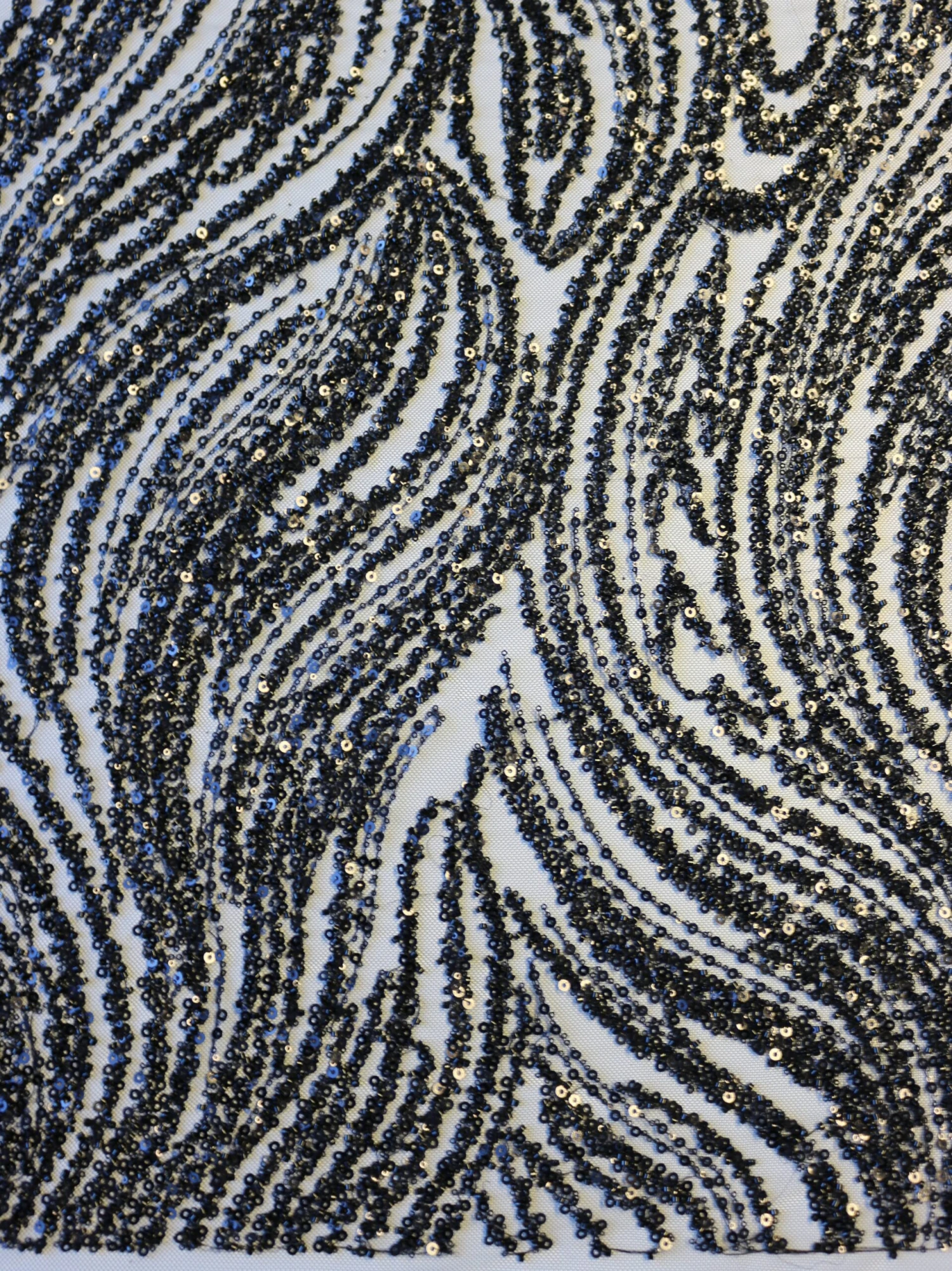 Black Beaded & Sequinned Lace - Gillian 5 Black Beaded & Sequinned Lace - Gillian - Image 5