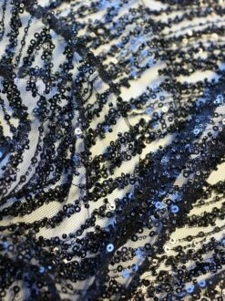 Black Beaded & Sequinned Lace - Gillian 11 Black Beaded & Sequinned Lace - Gillian -Bridal Fabric Shop BlackBeadedandSequinLace Deena closeup