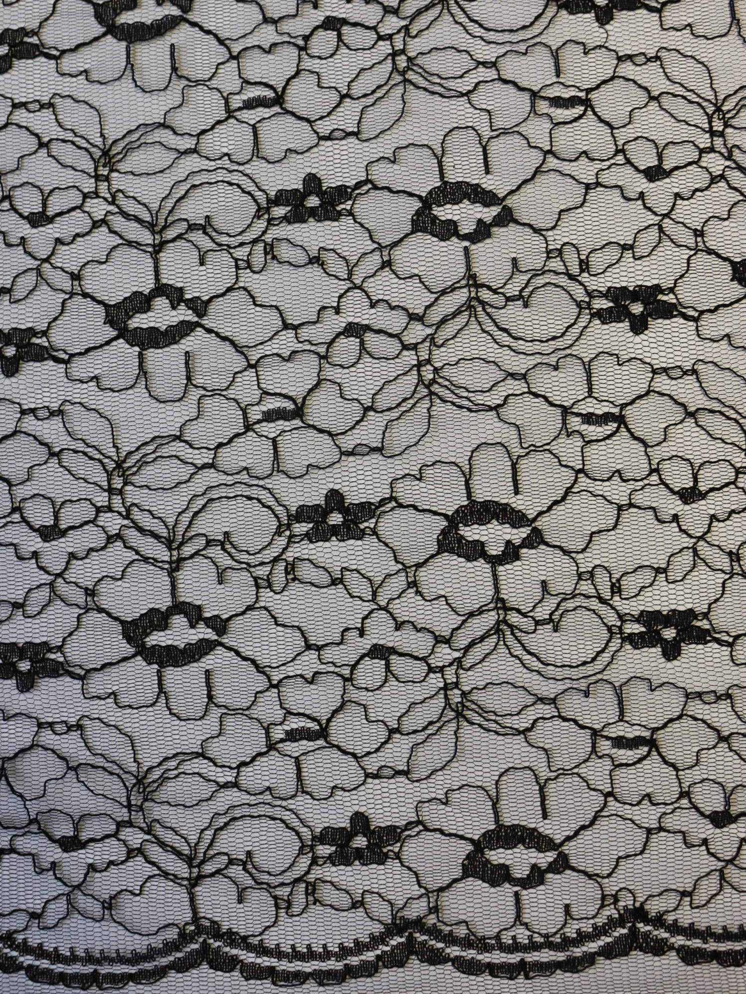 Black Corded Lace - Leanne 2 Black Corded Lace - Leanne - Image 2