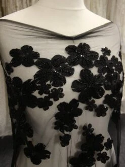 Black Embroidered Lace - Ashton -Bridal Fabric Shop BlackLace AshtonDresss 3f0385c7 7ce5 4914 a14b 59f6ba0a704f