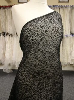 Black Sequin Lace - Bellamy -Bridal Fabric Shop BlackLace Bellamy 1c3febd0 50b3 4fee 8039 05a20f4e57dc