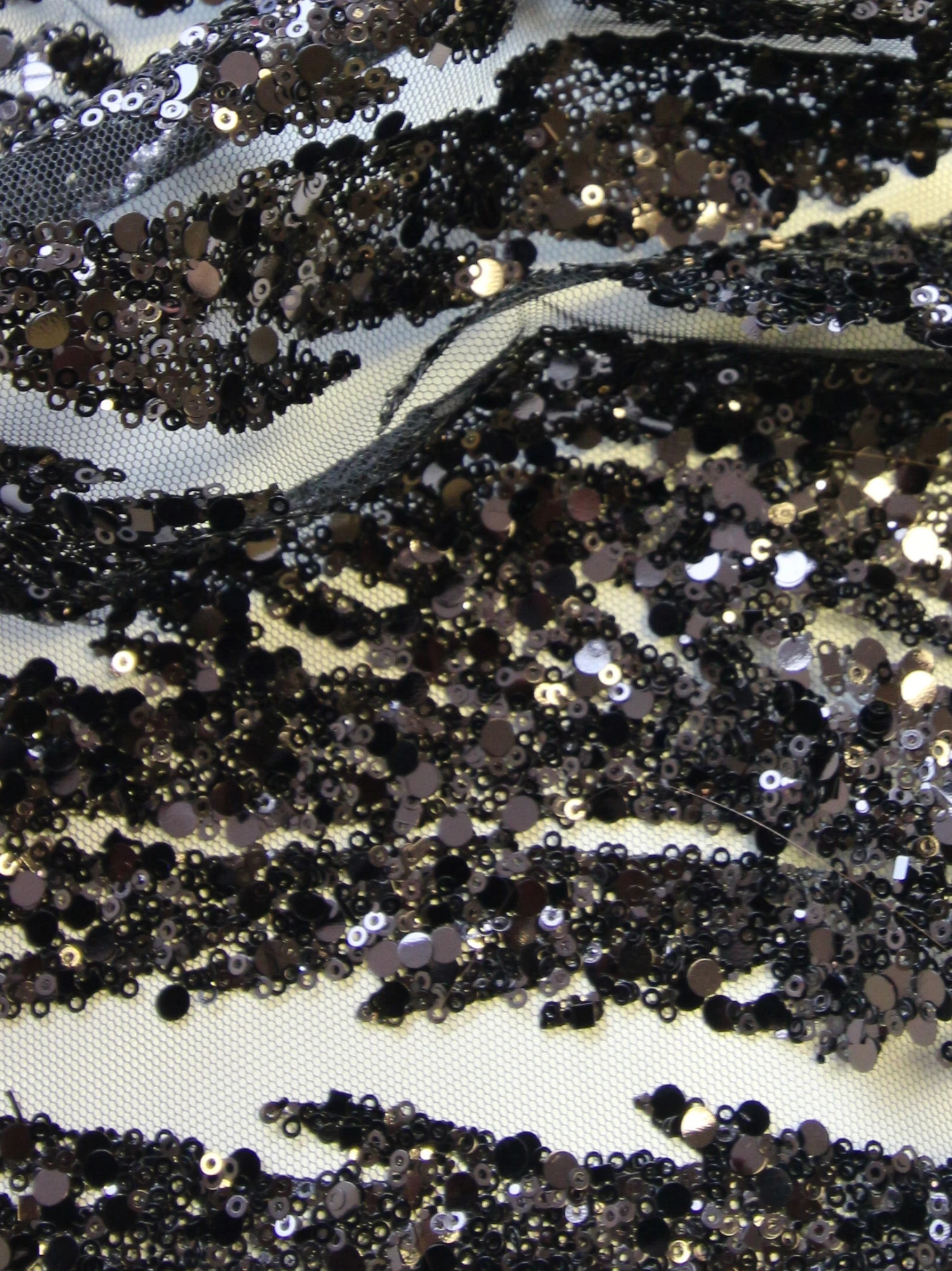 Black Sequin Glitter Lace - Divine 7 Black Sequin Glitter Lace - Divine - Image 7