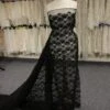 Black Embroidery Lace - Rivka