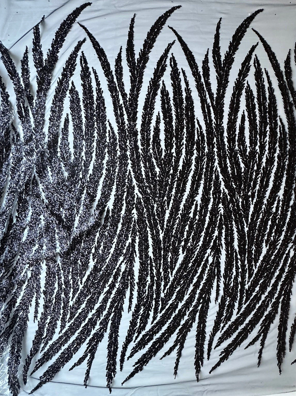 Black Sequin Glitter Lace - Divine 5 Black Sequin Glitter Lace - Divine - Image 5