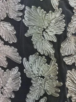 Silver Ribbon Lace - Bonnie -Bridal Fabric Shop BonnieSilver