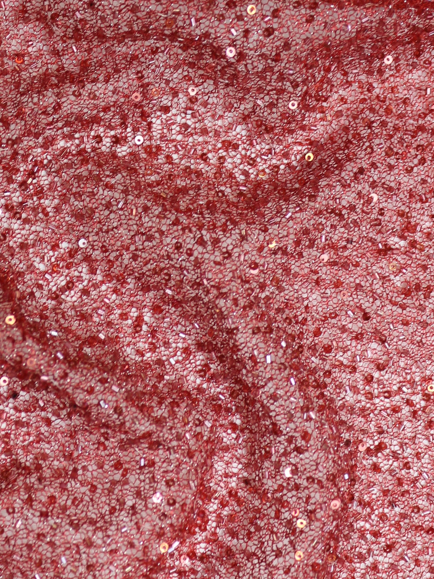 Red Beaded Lace - Britte 5 Red Beaded Lace - Britte - Image 5