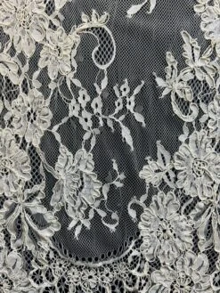 Ivory Corded Lace - Brogan -Bridal Fabric Shop Brogan
