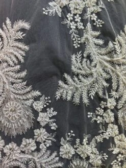 Ivory Beaded Lace - Cara -Bridal Fabric Shop Cara