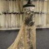 Champagne Embroidered Lace - Keegan