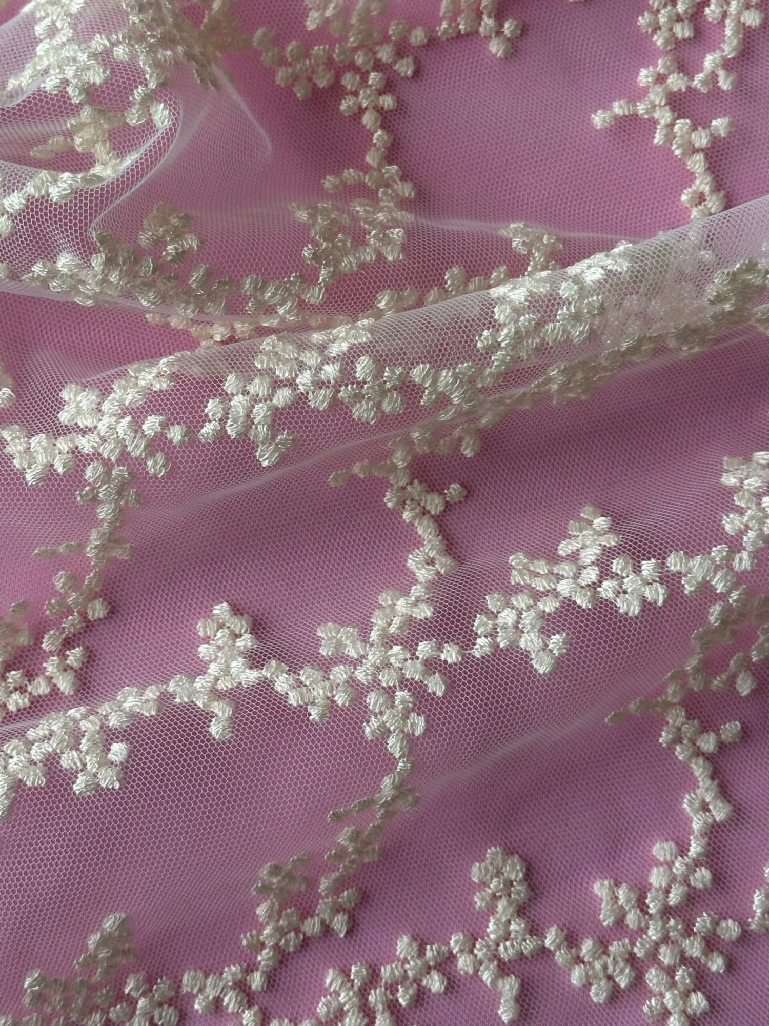 Champagne French Embroidered Lace - Larissa 4 Champagne French Embroidered Lace - Larissa - Image 4