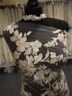 Champagne Embroidered Flower Lace - Aldira 11 Champagne Embroidered Flower Lace - Aldira -Bridal Fabric Shop ChampagneLace Aldira fae7cd0c 8250 4b13 84be dd12fe1aae15