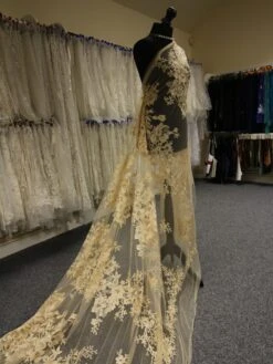 Champagne Embroidered Lace - Fontaine -Bridal Fabric Shop ChampagneLace Fontaine. fd8e0054 6553 488d a39c 5e8993547b8c