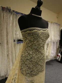 Champagne Raschel Lace - Moseley -Bridal Fabric Shop ChampagneLace Moseley 4732f762 6e94 4ad8 89c1 a89d86dc3fca