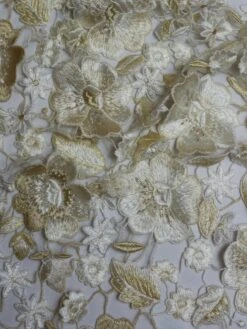 Champagne Guipure Lace - Rafaella 10 Champagne Guipure Lace - Rafaella -Bridal Fabric Shop ChampagneLace Rafaella 1