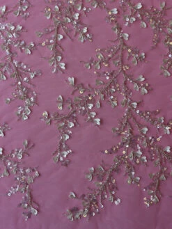 Ivory Beaded Lace - Amaris -Bridal Fabric Shop ContemporaryLace Amaris