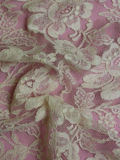 Ivory Chantilly Lace - Cordelia -Bridal Fabric Shop Cordelia
