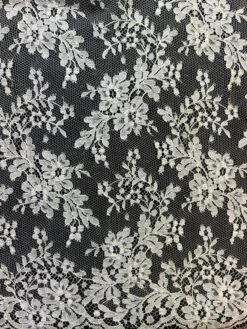 Ivory Chantilly Lace - Davina -Bridal Fabric Shop Davina