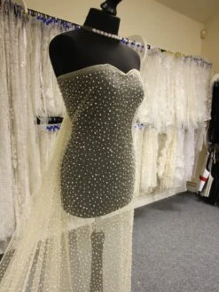 Champagne Diamanté & Beaded Tulle - Zola 11 Champagne Diamanté & Beaded Tulle - Zola -Bridal Fabric Shop DiamanteTulle Zola d834cf1b 4120 4f70 bbc3 59e55affa54a