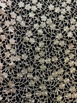 Champagne Guipure Lace - Ebba 19 Champagne Guipure Lace - Ebba -Bridal Fabric Shop EbbaChampagne