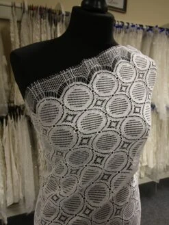 White Corded Chantilly Lace - Lucette -Bridal Fabric Shop EcoLace Lucette 6df7a36a bdac 41c6 945a 436337f947e7
