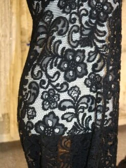 Black Lace - Edwina -Bridal Fabric Shop EdwinaBlackLace