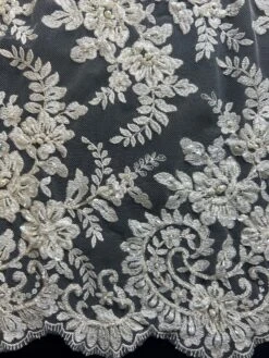 Ivory Beaded Lace - Ella -Bridal Fabric Shop Ella 73241259 7e39 4a6f a981 4e200449a8a7