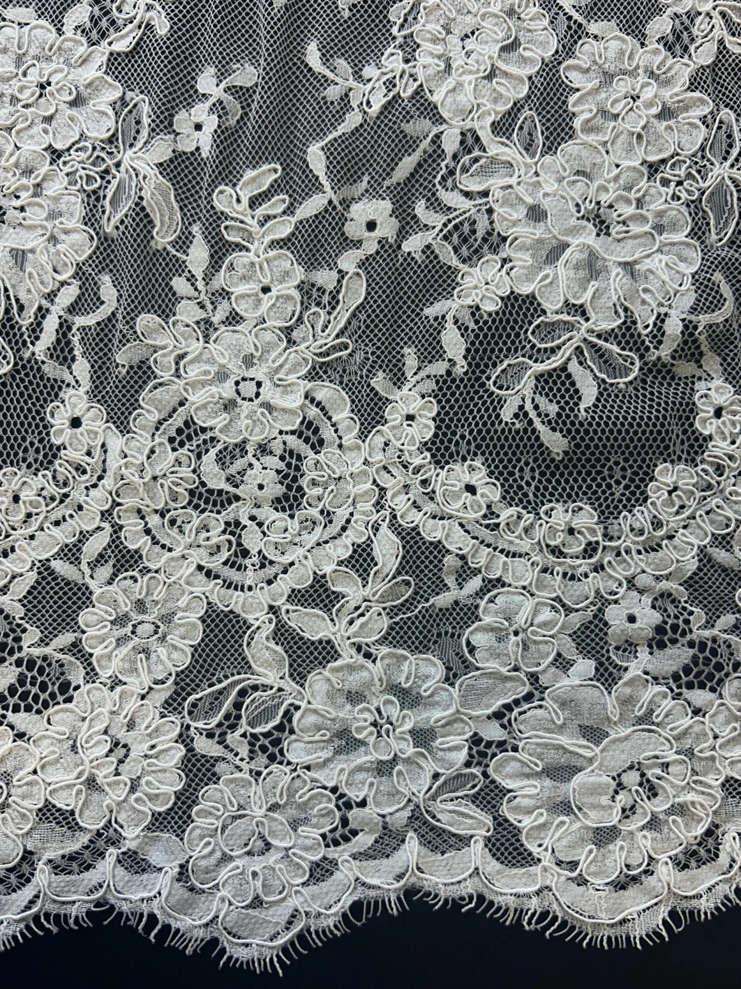 White Corded Lace - Eloise 9 White Corded Lace - Eloise - Image 9