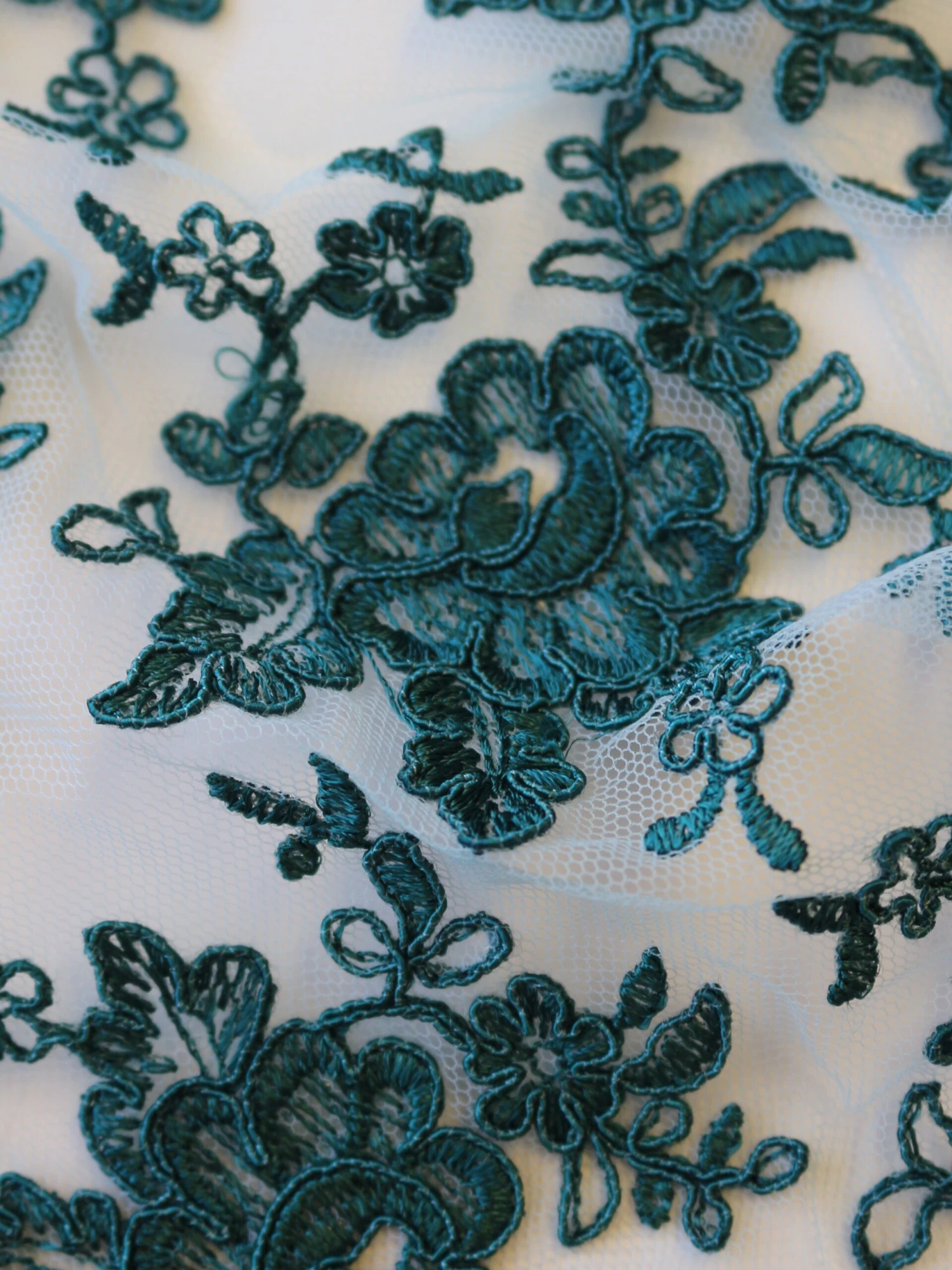 Emerald Green Lace - Philippa 2 Emerald Green Lace - Philippa - Image 2