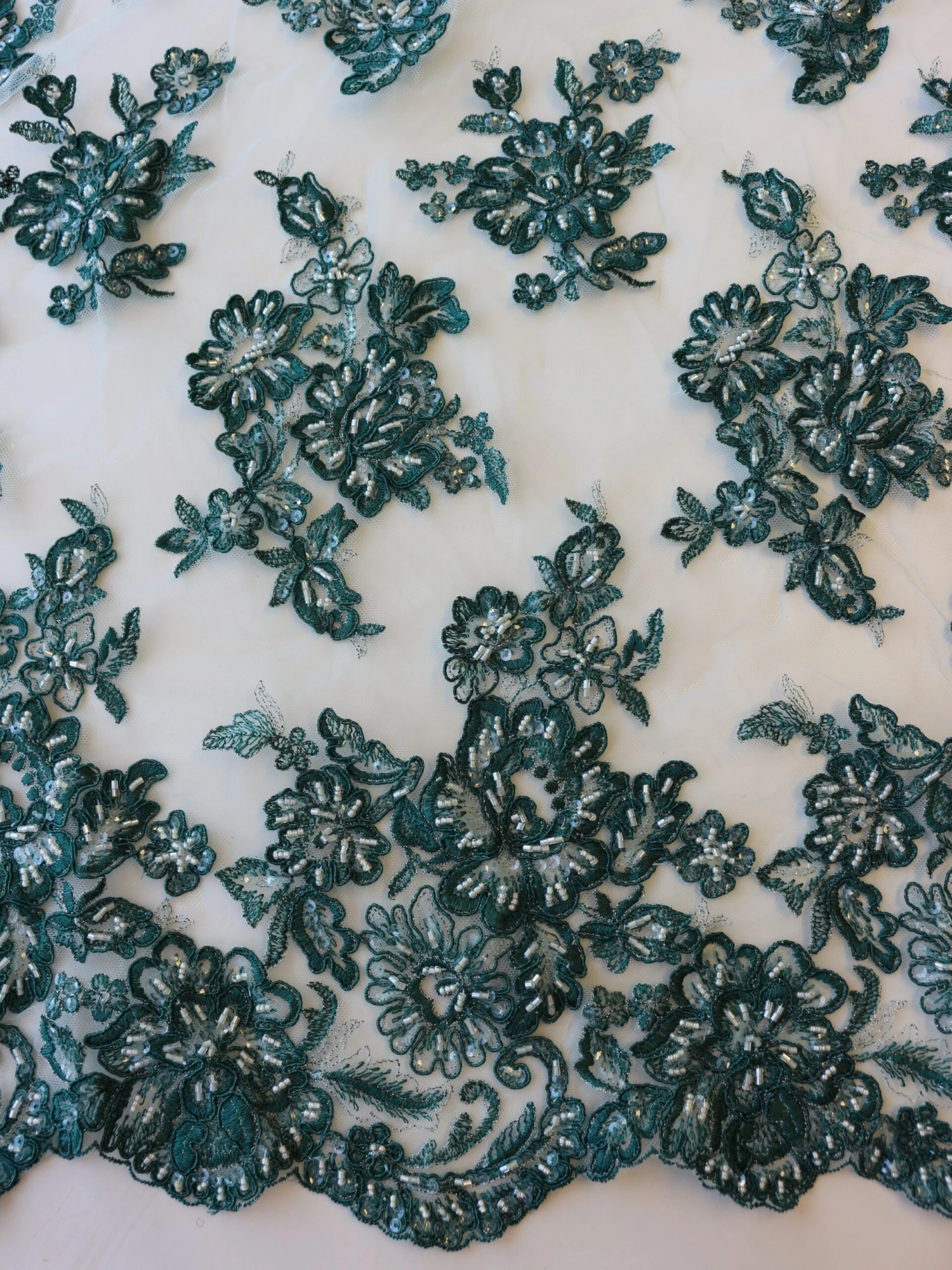 Emerald Green Lace - Victoria 1 Emerald Green Lace - Victoria