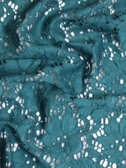 Teal Lace - Esther -Bridal Fabric Shop EstherTeal