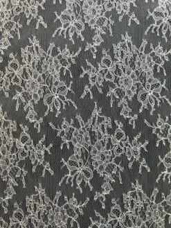 Ivory Chantilly Lace - Francesca -Bridal Fabric Shop Francesca