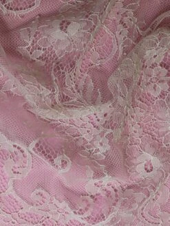 Ivory Raschel Lace - Freya -Bridal Fabric Shop Freya closeup